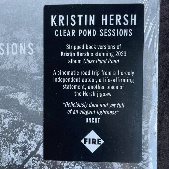 Kristin Hersh Clear Pond Sessions White Vinyl, EP, Fire Records, 2024 NEW RSD UK - Picture 2 of 3